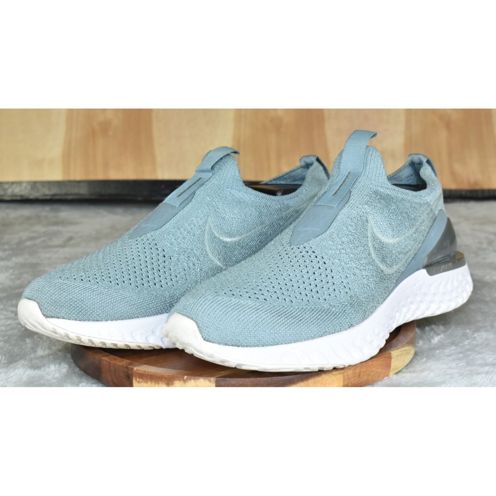 Nike Epic Phantom React Flyknit Women Shoes Size 7 Aviator Grey Running Sneakers